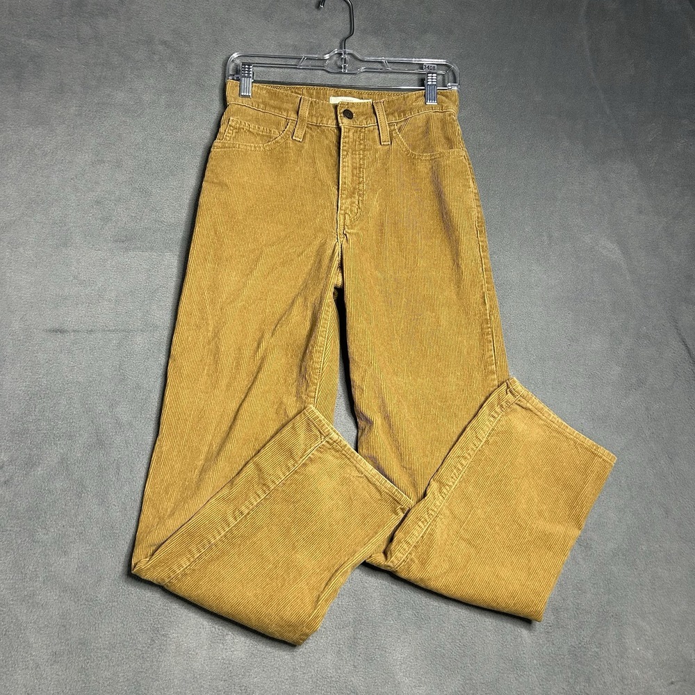 Levis 94 Jeans Womens Size 24 Brown Baggy Loose Corduroy Cotton